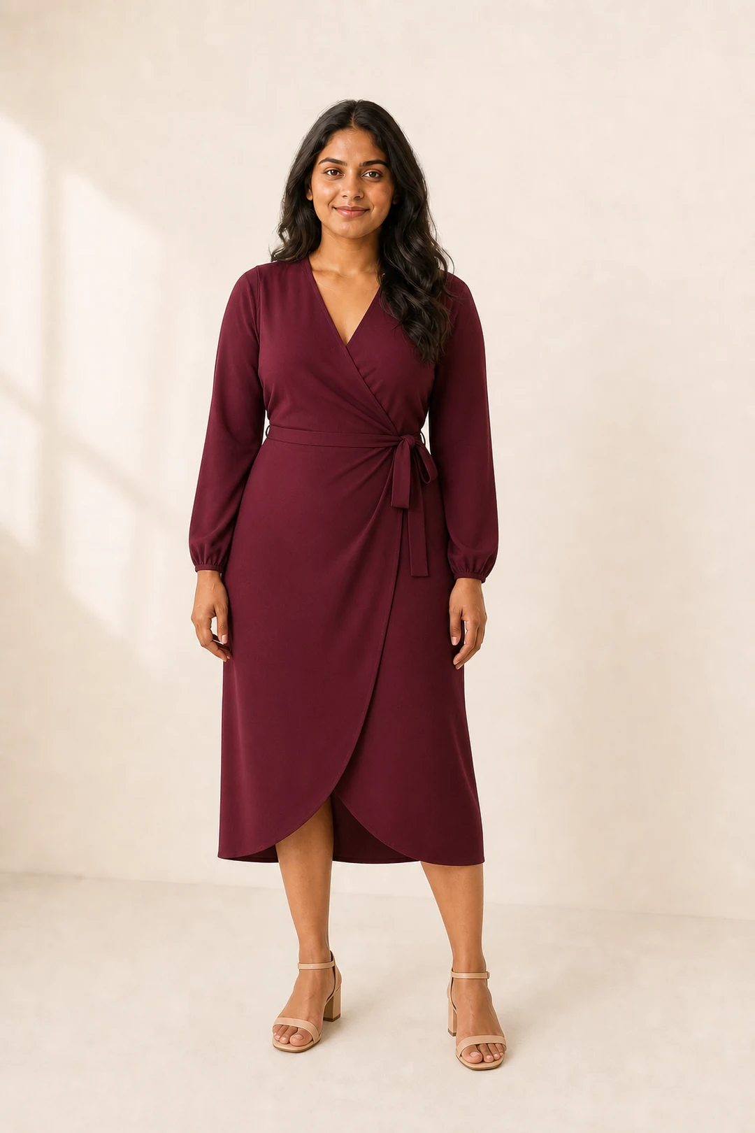 AI try-on preview for the selected going-out look